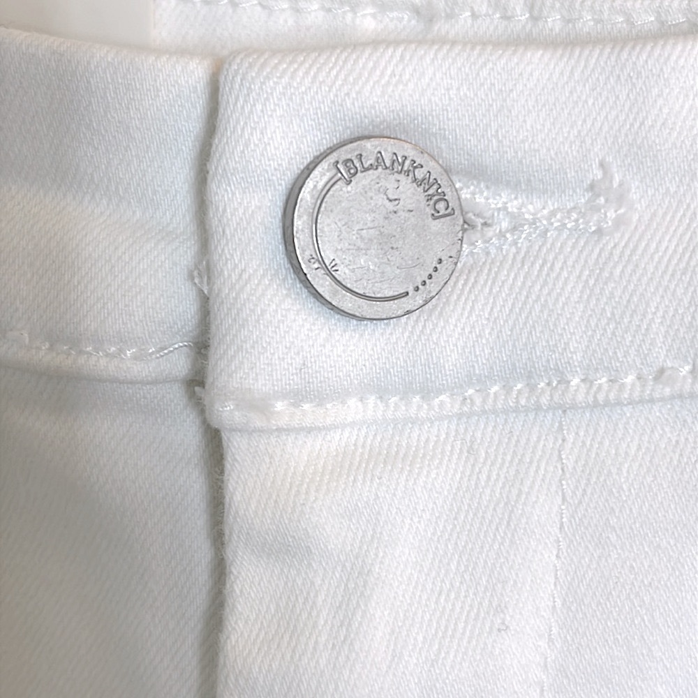 BLANKNYC The Hoyt White High-Rise Mini Flare Stretch Nordstrom Jeans Size 6 / 28 - Picture 8 of 17